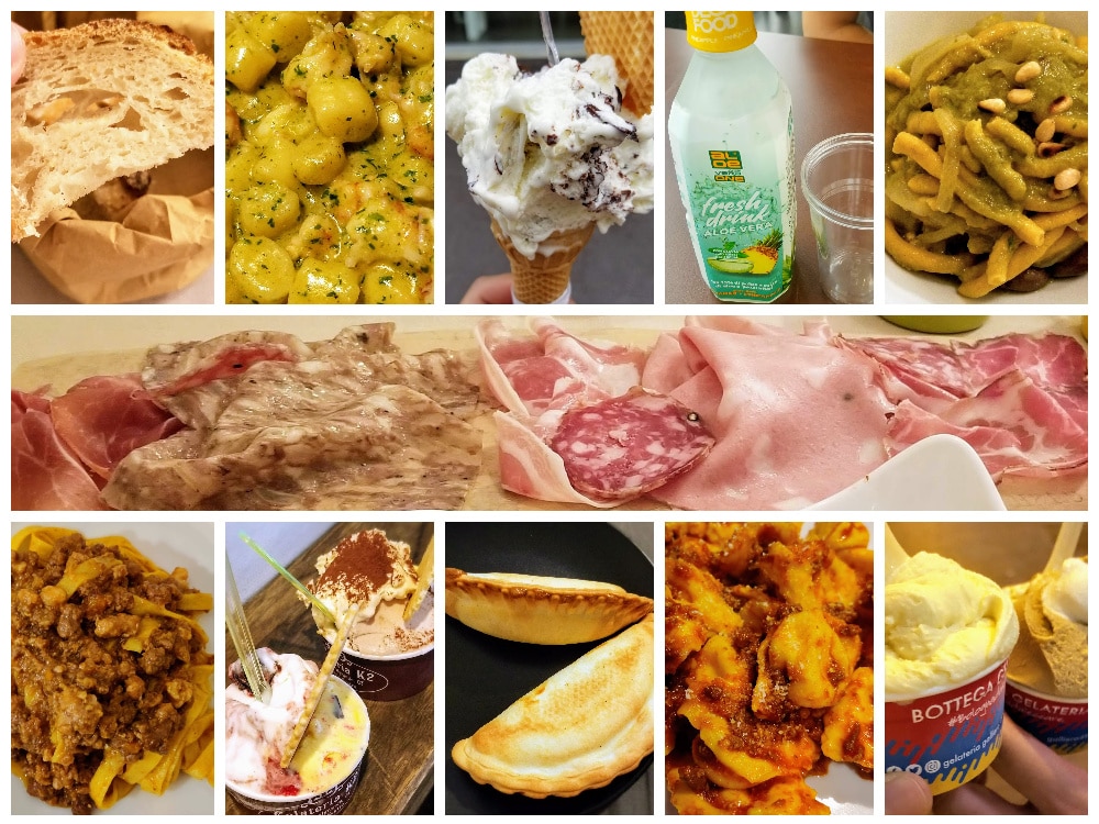 travel food diary for aug 22 – aug 24 2019 emilia romagna bologna north italy