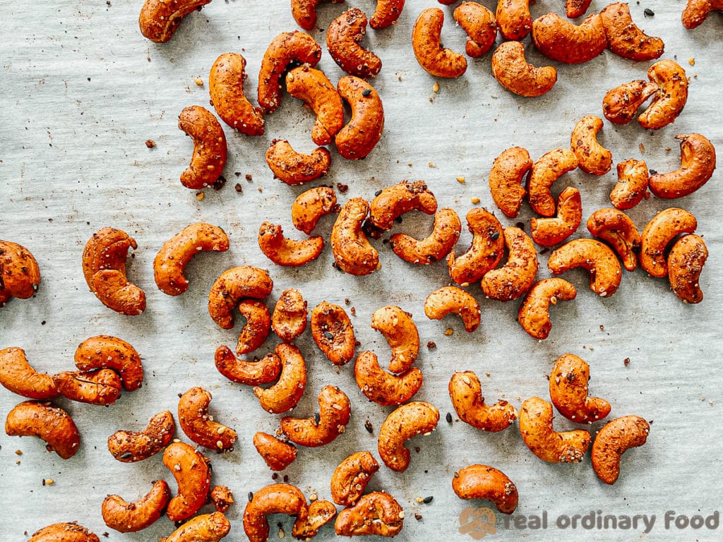 oil-free oven roasted cashews